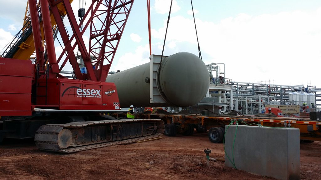 Photos from the Bradley 2 Gas Plant construction project.