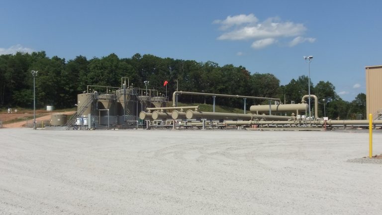 Photos of the Nichols Compressor Station construction