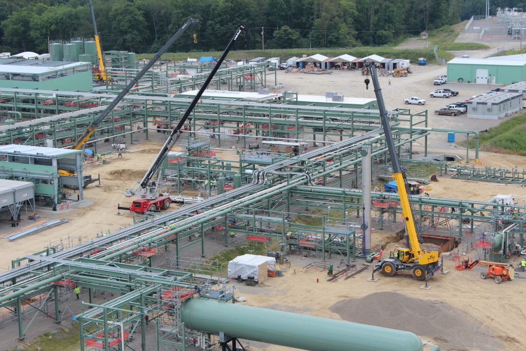 Photos from the Leesville Gas Plant construction project