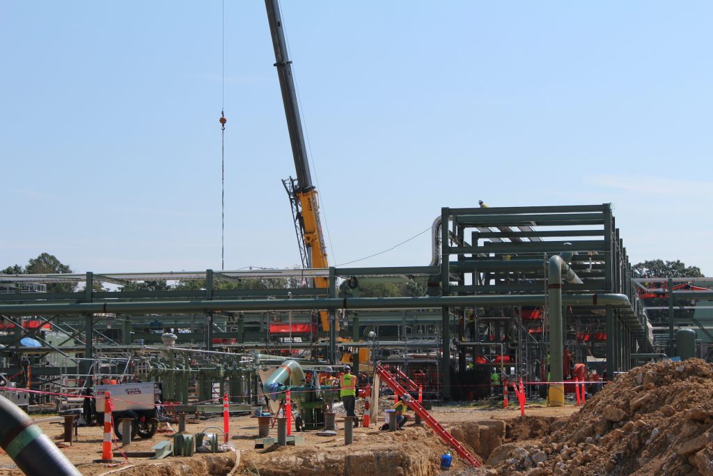Photos from the Leesville Gas Plant construction project