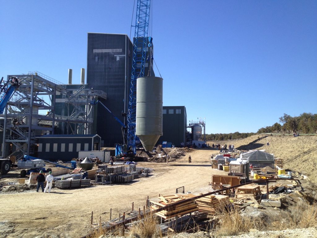 Photos of the HDP Bicarbonate facility construction