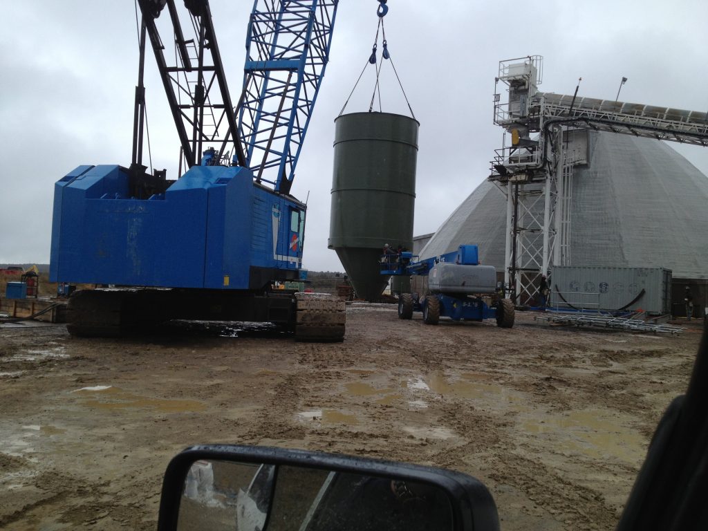 Photos of the HDP Bicarbonate facility construction
