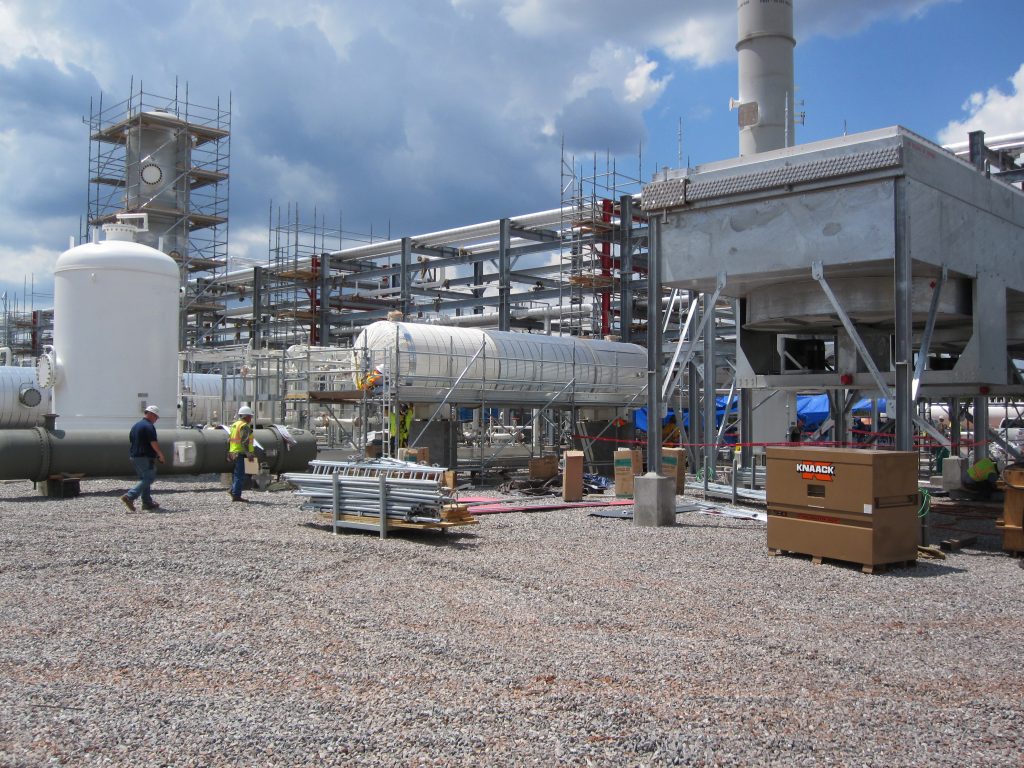Photos from the Bradley 2 Gas Plant construction project.