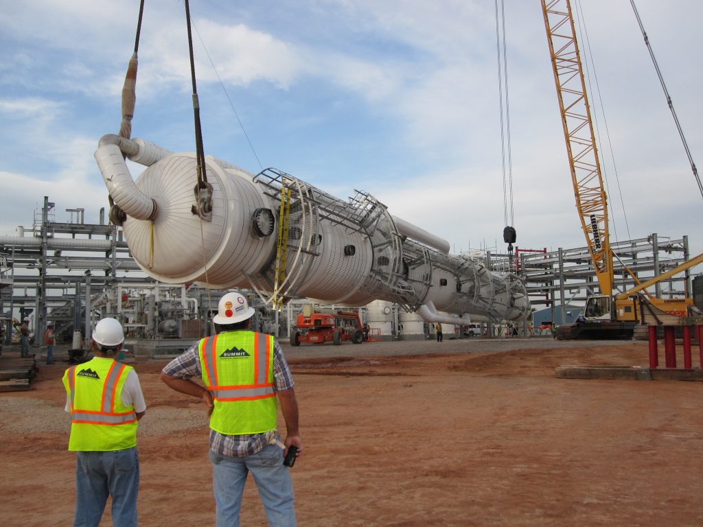 Photos from the Bradley 2 Gas Plant construction project.