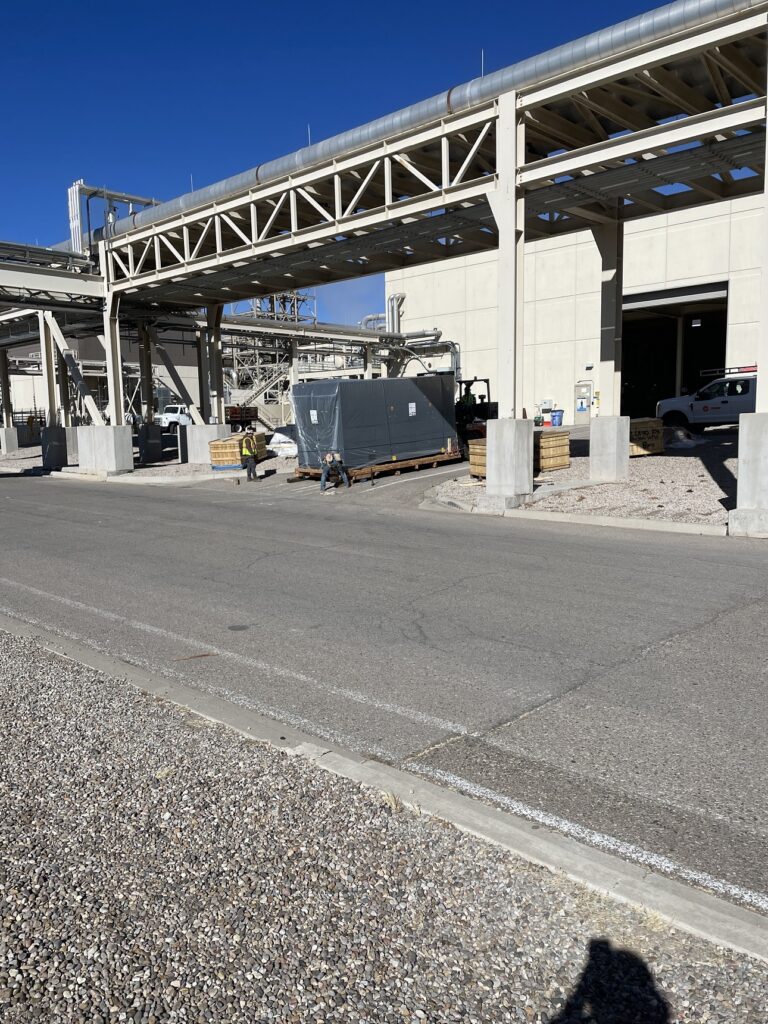 Photos from the construction of Project Hedgehog Semiconductor Expansion Rio Rancho NM